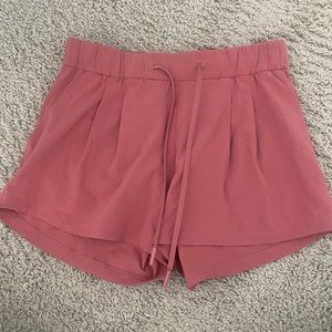 Lululemon mauve high rise shorts